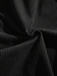 Bermudas de hombre de estilo casual, con bolsillos múltiples, diseño con parche y cordón, para uso diario, estilo callejero, nueva llegada de verano, estilo de los 2000 - Negro - Ver 7