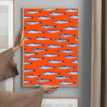 1pc Colorful Sardine Lobster Fish Ocean Animal Poster Prints Perfect Design Nordic Modern Living Room Home Decor Gift No Frame