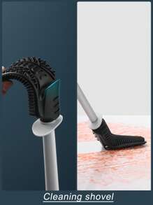 MENGNI 1pc Toilet Brush Holder, Suitable For Home Use, Light Luxury Wall Mounted Toilet, Bathroom Cleaning Brush, Long Handle Silicone Toilet Brush Bathroom Decor Fall Decor