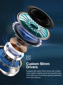 HAVIT H2230D Surround Sound Gaming Headset, Elegant Appearance, Lightweight And Comfortable - Black - View 4