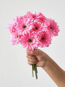6/12pcs Artificial African Daisies Flowers African Daisy Silk Flowers Artificial Gerbera Daisies Fake Sunflowers Bulk Faux Flowers Bouquet For Wedding Bridal Bouquet Party Home Kitchen Decor,Fall Decor,Autumn