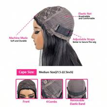 Peluca de encaje frontal de cabello liso natural de 13x4 pulgadas con flequillo, flequillo y cobertura de cabello sin pegamento, con mechas californianas rubias, tipo ombré, con cabello virgen y línea del nacimiento del cabello natural, fácil de usar sin pegamento para mujeres