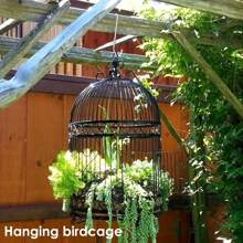 10 Pcs Fence Hooks Patio Hooks, Fence Hooks Hangers, Pergola Hooks Powder Coated Steel Rustproof Patio Fence Hangers For Hanging Plants, Planters, Bird Feeders, Lights, Indoor & Outdoor(White Or Black) - White - View 9