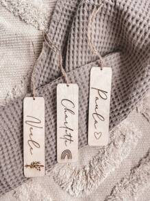 个性化木质书签礼品创意，可定制任何名字，学生奖励礼物，毕业礼物/学生礼物，书签，派对礼品袋，婚礼木质宾客礼物，婚礼批量回礼，新娘送礼会回礼，圣诞节礼品用品