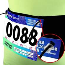 NEWBOLER弹力运动腰包包轻便跑步包比赛号码带铁人三项马拉松骑行登山手机包 - 彩色 - 查看 12