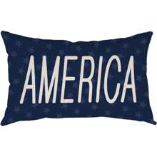 4-delige patriottische sierkussenhoes 12x20 4 juli Onafhankelijkheidsdag Amerikaanse vlag kussenhoes voor thuis en buitendecoratie, aan één kant bedrukt zonder kusseninzet
