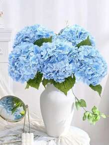 1/2pcs Of Artificial Hydrangea Bouquets Can Be Used For Wedding Flower Baskets, Bridal Bouquets, Wedding Venues, Wedding Car Arrangements, Home Furnishings, Dining Rooms, Bedrooms, Table Decorations, Windowsill Decorations, Vase Decorations,Decorative Rose,Decorative Style.