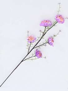 1/6Pcs Artificial Fake Flowers Artificial Butterfly Orchid Azalea Foam Wedding Home Dining Table Decoration Wedding Desktop Decorations Gifts Birthday Graduation