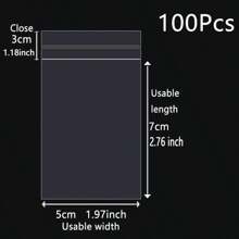 100 túi OPP trong suốt tự dính, túi nhựa tái sử dụng có thể dán kín, dày 0.04mm, hai lớp, thích hợp để đóng gói số lượng lớn quà tặng nhỏ, quà tặng tiệc tùng, đồ chơi, phù hợp với các loại hộp đựng có kích thước khác nhau, có thể dùng để đóng gói quần áo, áo sơ mi, quần tây, v.v. - 100 chiếc - Xem 21