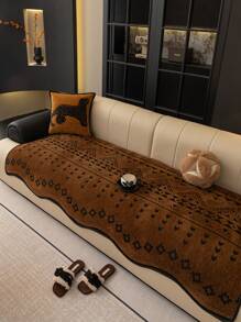 1 件波西米亚风格沙发垫套，防宠物沙发保护套，可机洗家居装饰适合 L 形组合沙发和 1/2/3/4 座沙发（单独出售）