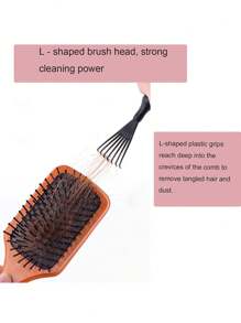 1 szt. Grzebień do czyszczenia włosów, szczotka do usuwania włosów, klips do czyszczenia włosów, okrągła szczotka do czyszczenia Air Cushion, narzędzie do akcesoriów do włosów