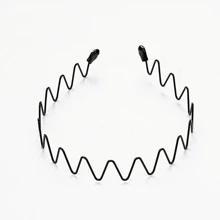 男士头带，女士头带，带黑色波浪弹簧的男士头带，户外运动头带，男士头带夹，女士配饰，简约弹性防滑头带头饰，送礼的理想选择 - 彩色 - 查看 22