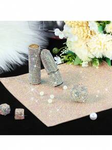 1pc Sparkling Crystal Rhinestones Stickers, DIY Decorative Stickers For Car, Self-Adhesive Rhinestone Gemstone Stickers For Car Decoration, Crafts And Activities