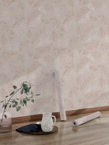 1 Roll/45CM * 100CM Line Floral And Green Plant Wallpaper European Retro Style Suitable For Home Decoration, Kitchen Cabinets, Tables, Chairs, Room Backgrounds, Home Renovation DIY Waterproof And Stain Resistant, Easy To Clean Self-Adhesive And Peel Off Wallpaper Wall Stickers Wall Art Bedroom Decor Home Decor Living Room Wall Paper Party Decorations Living Room Decor Bedroom Office Decor Home Decor Items Wall Decor Bathroom Decor Room Decoration Stuff House Decor Wallpapers - Multicolor - View 3