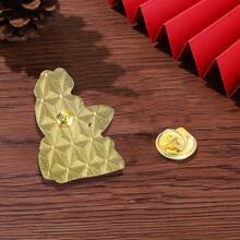 Creative Cartoon Frog Moon Appreciation Selfie Ghost Frog Brooch Adorkable Exquisite Small Gift Badge - CZ0470-2 - View 4