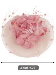 1 pieza Sombrero de Fascinador de Kentucky Derby de los años 1920, Sombreros de Boda Kentucky Fascinador Iglesia Malla Flor Sombreros para Mujer Tocado Accesorio de Cabello Fiesta del Té Sombrero, Regalos, Mini Gorra