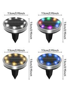 Outdoor Solar Ground Lights, Solar Path Lights, Solar Lawn Lights, Solar Garden Lights, Solar Walkway Lights, Solar Lighting, IP65 Waterproof Ambient Lights, Suitable For Courtyards, Villas, Sheds, Gardens, Terraces, Parties, Picnics, Halloween Festivals, And Other Lighting Applications.