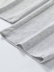 1 szt. Męskie letnie luźne, swobodne spodnie z prostymi nogawkami, lekkie, oddychające, elastyczne, regulowane, ściągane sznurkiem, skośna kieszeń, odpowiednie do codziennego noszenia, na ulicę, do sportu