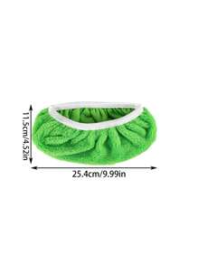 6 件可重复使用拖把替换垫 - 超强吸水，易于清洁干湿地板 - 必备清洁工具、拖把布、平板拖把垫、家用吸水拖把替换套、干湿两用拖把垫