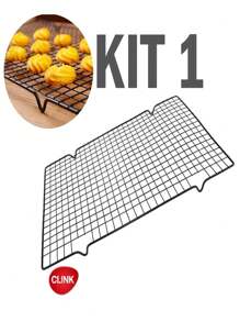 Kit Of 2 Nonstick Clink Racks For Cooling Food, Cakes And Cookies - Multicolor - View 7