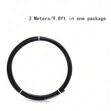 Leistungsstarker 3 Meter Fahrrad Schalt- und Bremszug Satz - PVC, PTFE beschichtet für Rennrad & MTB Fahrräder - präzise Gangwechsel & leichtes Bremsen, Außenzug, Marke für Fahrrad-Komponenten