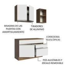 MADESA Baker's Racks - Brown and White - View 4