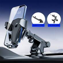 3 szt./zestaw uchwyt samochodowy na telefon z przyssawką i klamrą wylotu powietrza, odporny na wstrząsy i wodoodporny regulowany zestaw uchwytów na telefon