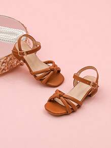 1 Pair Fashionable Elegant Luxury High Heel Sandals For Girl