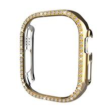 BEIMUSON Diamond Case Compatibel met Apple Watch Cover 10 9 8 7 42mm 46mm 41mm 45mm 44mm 40mm Bling Bumper Protector Shell Compatibel met Apple Watch Series 3 4 5 6 SE