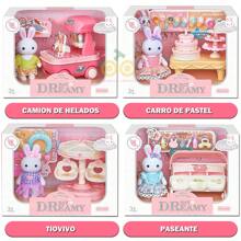 1 Set Of Fashion Toy Sets, Kaidi Rabbit Toy Sets, Play Toys, Dress-Up Toy Sets, Modular Sets, Children's Toys, Sharing Sets, Various Scenes, Play Toys Suitable For Children And Adults, Use This Set Of Fashion Toys To Release Fashion Creativity! - 嬰兒車 - 查看 5