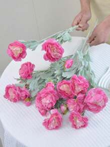 1 Stück/2 Stücke/4 Stücke/10 Stücke 18.9 Inch Austin Rose & Pfingstrosen Künstliche Blumen mit langen Stielen, geeignet für Vasen Zuhause, Büro, Hochzeit, Verlobung, Blumenarrangements, Jahrestag, Muttertag, Geburtstag, Abschlussfeier, Gartendekoration, Outdoor Pflanzen, Gärtnerei, Künstliche Blumen - gemischte Farben - Übersicht 9