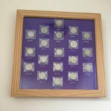 20 Stücke Einzelpackung Münz-Flip-Münzhalter-Clip, klarer PVC-Münzschutz, Einzelplastik-Münzclip, Münzschutztasche, für Münzen, Schmuck, Kleinteile