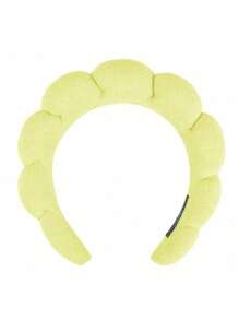 Cloud-Shaped Headband, For Face Washing Or Skin Care, Makeup Headband, Sponge Headband, Towel Fabric Headband, Facial Wash Headband, Plush Hair Band For Sport Or Yoga, Fashion Accessory For Women