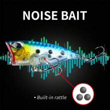 New Luya Baitwave Crawling BaitMini-Baitbionic Hard BaitFloating Micro-Baitwave Fishing Baits - Multicolor - View 3