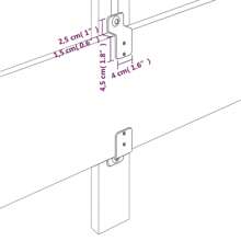 vidaXL Hoofdborden 2 st 72x5x78/88 cm stof donkerbruin