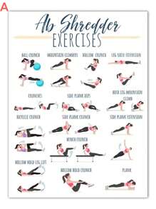 1 Stück/Set 5 Stück Gewichtsverlust & Formung Fitness Poster - Leinwandkunst für Muskeltraining, Gym Yoga Home Training Referenzanleitung, ungerahmte Raumdekoration Wohndekoration Wanddekoration Schlafzimmerdekoration Wandkunst