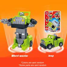 1套6合1，一款炫酷炫彩变形玩具装甲卫士直升机战斗机气垫船车消防船坦克变形机器人组合套装玩具，手工模型6种装甲卫士模型可选，早教ABS材质铝合金材质精美礼盒包装，适合儿童，宝宝女孩女孩8岁以上年级节生日派对礼物玩具