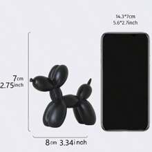 1pc Creative Balloon Dog Sculpture Modern Home Decoration Fashion Animal Art Accessories Collection Small Statues Bedroom Living Room Office Desktop Resin Decoration Gifts Birthday Graduation