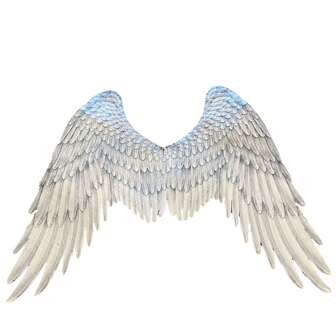 1 件数码印花服装派对角色扮演道具，梦幻鲜艳的白色天使，迷人的黑色，迷人的红色，适合万圣节、圣诞节、生日派对和其他节日和派对，所有季节