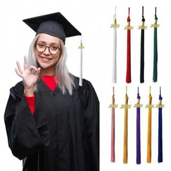 2025毕业帽流苏吊坠通用流苏替换学士博士毕业帽配件流苏装饰