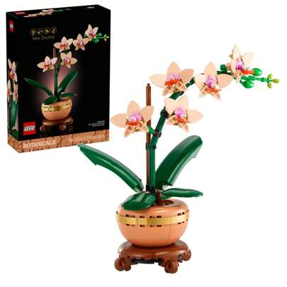 LEGO Botanicals Pretty Pink Flower Bouquet Building Set para adultos - Flores artificiais para decoração de casa, centros de mesa para mesas - Presente colorido e exclusivo para ela e para ele - 10342