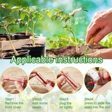 6pcs Mini Seed Spreaders, Rapid Seeder Planter Assist, Small Seed Planting Tool, Manual Seedling Holes And Hole Punching Kit, Handheld Seed Broadcaster For Fine Seeds