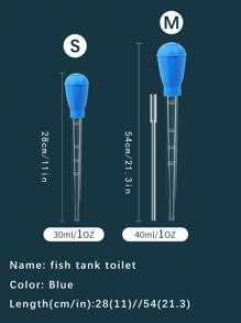 1pc Aquarium Water Change Vacuum Cleaner, Suitable For Cleaning Debris And Waste For All Types Of Fish Tanks And Aquariums