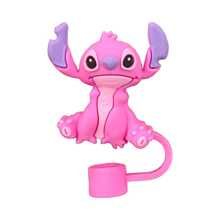Disney 4pcs Cartoon Reusable 10mm Disney Straw Toppers, Dust-Proof Straw Caps For 10mm Straws, Colorful Drinking Accessories, Suitable For Men, Women, Friends Gifts