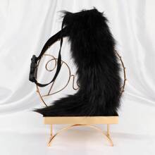 Faux Fur Fox Costume Cat Tail Cosplay Halloween Christmas Party Costume One Size