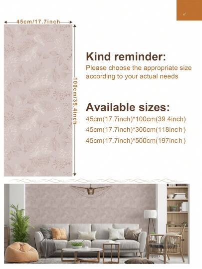 Roll/45CM 100CM Line Bloemen Groen Plant Wallpaper European Retro Home ation, Kitchen Cabinets, Tables, Chairs, Room Backgrounds, Renovation DIY Waterproof Stain Resistant, Easy To Clean Self Adhesive Peel Off Wand Stickers Art Bedroom Living Paper ations Office Items Bathroom ation Stuff Ho Wallpapers view 2