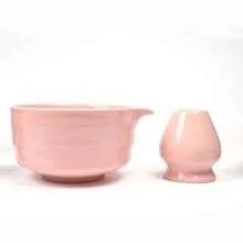 485ml Ceramic Matcha Bowl And Chasen Lid Set, Easy To Clean, Home Matcha Tools, Kungfu Drinkware Tea Accessories, Random Color, Matcha Set Back To School