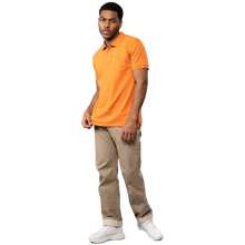 GANT Men's Contrast Collar Pique SS Rugger Short Sleeve Polo In Orange ✅ Delivery 24/72h To Spain (Peninsula)