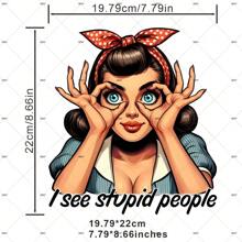 1pc/2pcs/3pcs/DIY A-Level Washable Patches For Silly People's Daily Clothes, Heat Transfer Stickers For Women's/Men's T-Shirts, Backpacks, Pillows, Decorative Badges, Labels, Baseball Caps, Backpacks, Etc. Are Available