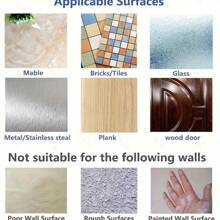 5/10 pezzi Ganci da parete adesivi Pridola - Trasparenti, riutilizzabili, senza fori - Forte adesione, impermeabili e resistenti all'olio per bagno, cucina, ufficio - Uso multifunzionale per asciugamani, utensili, attrezzi, forniture scolastiche, ritorno a scuola